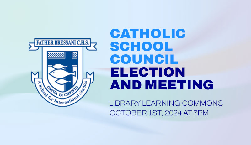 Catholic School Council Election and Meeting